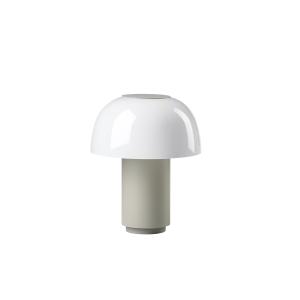 Lampe en aluminium gris chaud