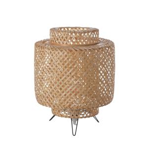Lampe en bambou naturel h.38 cm