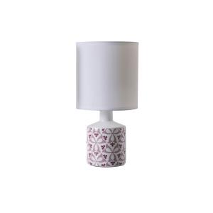 Lampe en céramique rose h.29 cm
