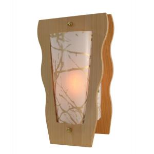 Lampe en hêtre naturel végétal H.34cm