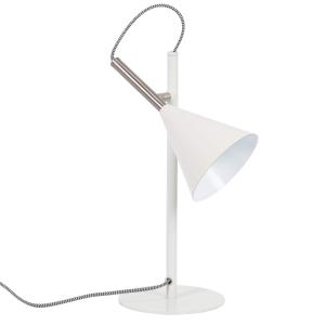 Lampe en métal beige crème