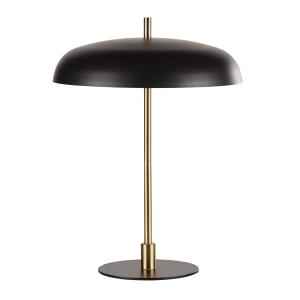 Lampe en métal doré et noir