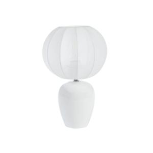 lampe en textile blanc, h. 31 cm