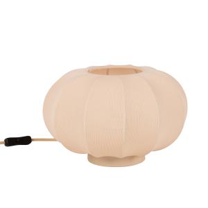 Lampe en tissu beige