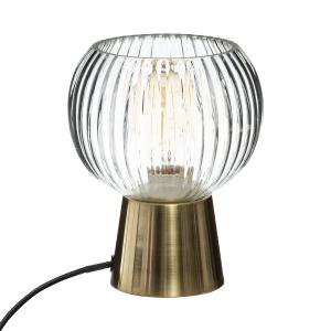 Lampe en verre H19,5cm