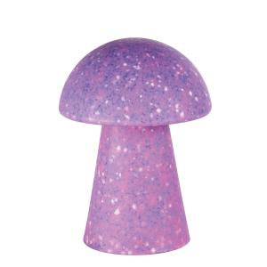 Lampe extérieur champignon rose