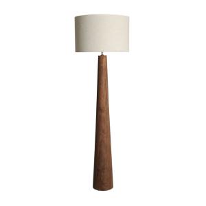 Lampe haute en bois de mangue marron  en 50x50x164 cm