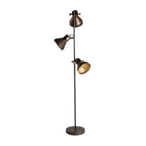 Lampe Haute en Fer Bronze, 46x42x160 cm