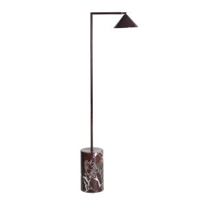 Lampe haute en fer chocolat  en 46x20x140 cm