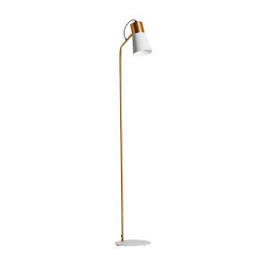 Lampe haute en fer doré 24x30x151 cm