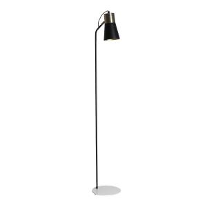 Lampe haute en fer noir 24x30x151 cm