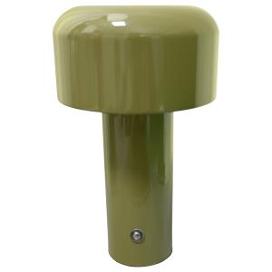 Lampe led à poser en metal vert