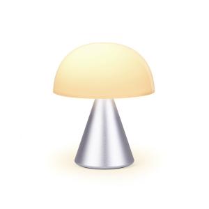 Lampe led portable medium en aluminium argent