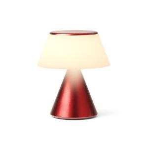 Lampe led portable medium en aluminium rouge