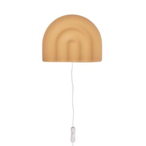 Lampe murale marron en sillicone H19x24x6,5cm