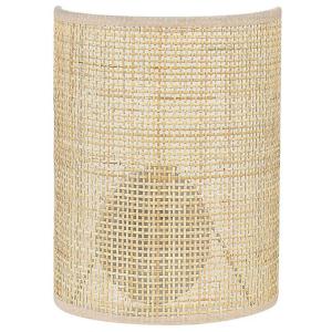 Lampe murale rotin naturel