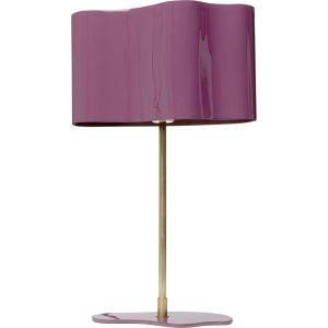 Lampe nuage en acier violet et doré