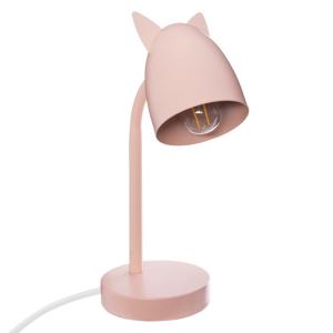 Lampe oreilles métal rose