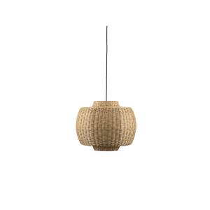 Lampe pendante en rotin naturel