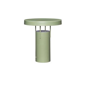 Lampe portative en acier vert