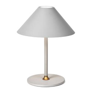 Lampe rechargeable en métal, gris D :15cm