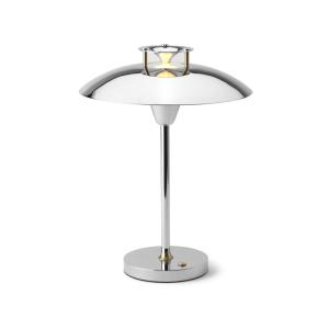 Lampe rechargeable en métal H:30cm Couleur - Chrome