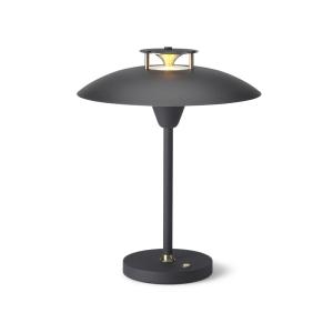 Lampe rechargeable en métal H:30cm Couleur - Noir