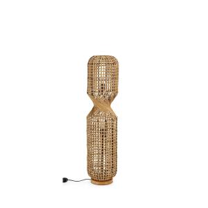 Lampe sur pied ajouré H104 marron
