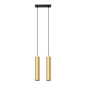 Lampe suspendue acier éclat H 31 cm