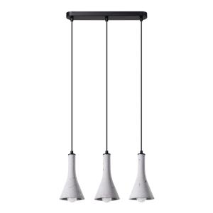 Lampe suspendue béton gris H 110 cm