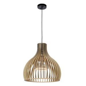 Lampe suspendue en bois de couleur naturelle Hauteur de 55…