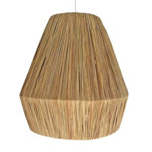 Lampe suspendue en fibres naturelles 35 x 35 cm