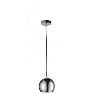 Lampe suspendue en métal argent 15x15x120 cm