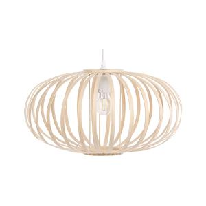 Lampe suspension Coton ciré Bois clair