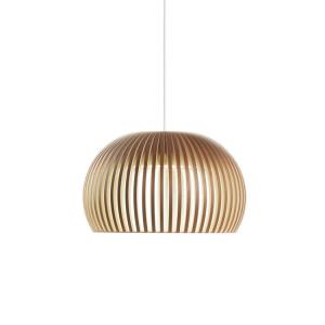 Lampe suspension noyer D34cm