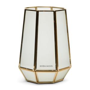 Lampion, doré, verre opalin