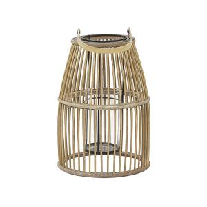Lanterne bambou 32 cm beige