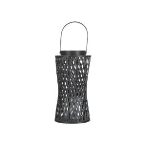 Lanterne en bambou noir 38 cm