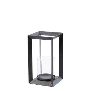 Lanterne en métal noire D12