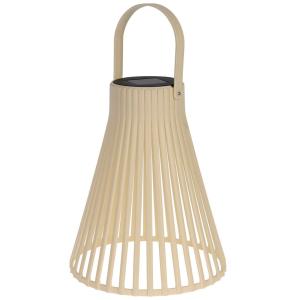 Lanterne LED solaire blanc cassé