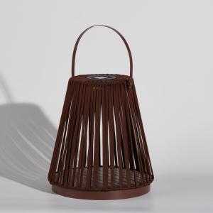 Lanterne LED solaire marron