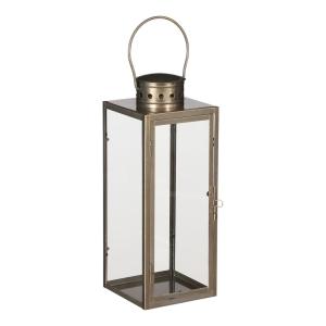 Lanterne Or Fer H34.5xl13xL13.5cm