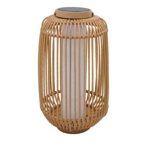 Lanterne solaire rechargeable Rotin Beige H60CM