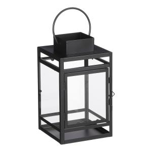 Lanterne Storm Noir Fer H23xB13xL13.5cm
