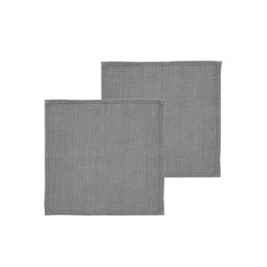 Lavette en coton bio gris pierre