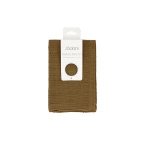 Lavette en coton bio taupe chaud