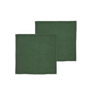 Lavette en coton bio vert