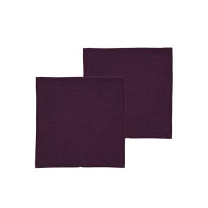 Lavette en coton bio violet