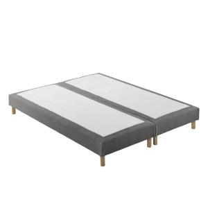 Le Sommier Responsable Couleur - Gris Anthracite 180x200