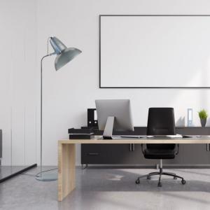 Liseuse métal H150cm alu. ;Abat-jour: alu